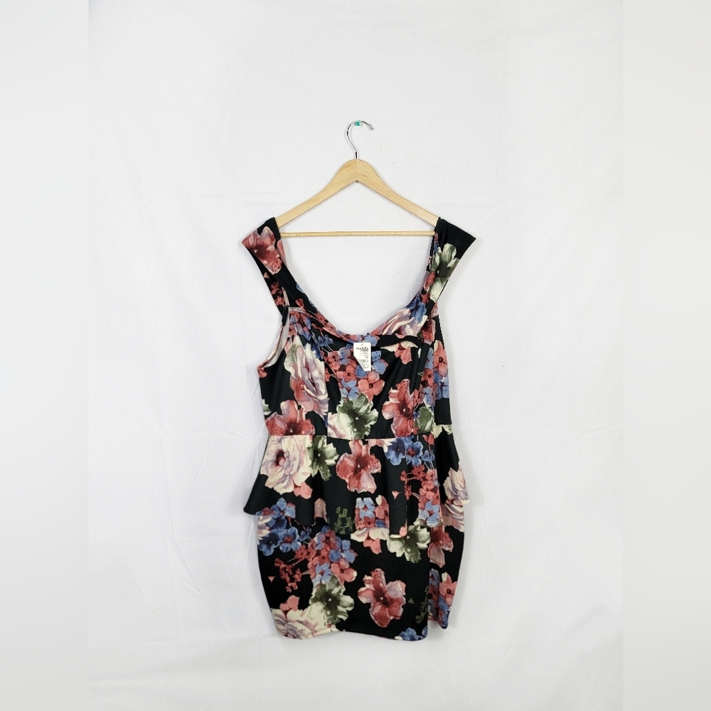 NWT 3X Charlotte Russe floral dress